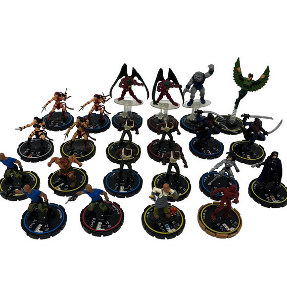 Wizkidz Other - Wiz Kids Heroclix Mixed Lot of 22 Marvel & DC Superhero Infinity Challenge Figs‎